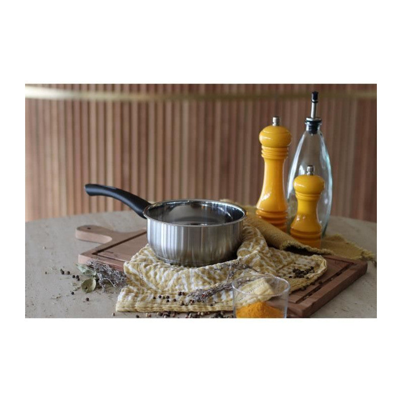 Casserole - Menastyl - 6020240 - En Acier Inoxydable - 14 Cm - Tous Feux Dont Induction Menastyl - Mathon - 6