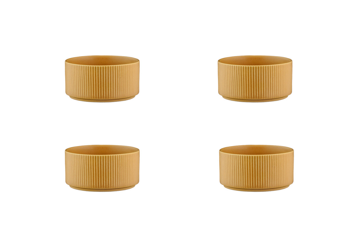 Bol SCANDI Ø12cm - 4 pièces - Ocre Björn - Mathon - 1