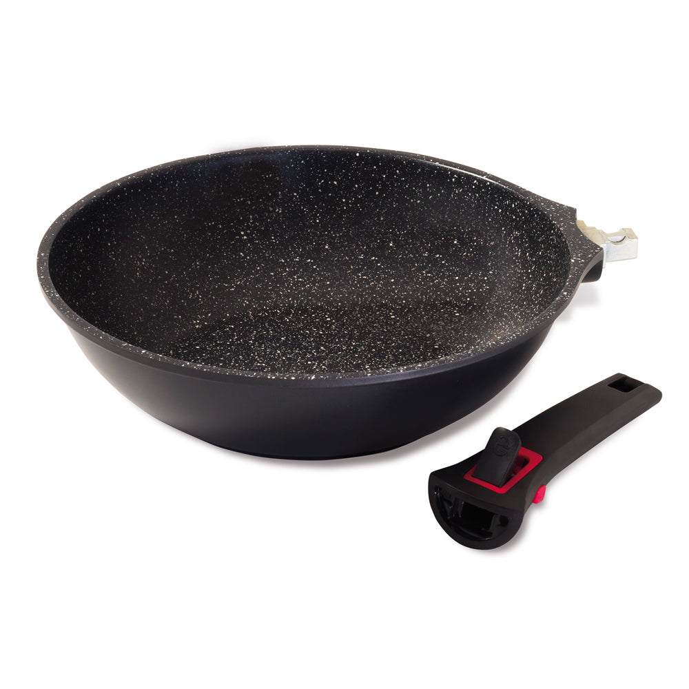Poêle wok granit Pro céramique 30 cm Baumalu - Mathon - 2