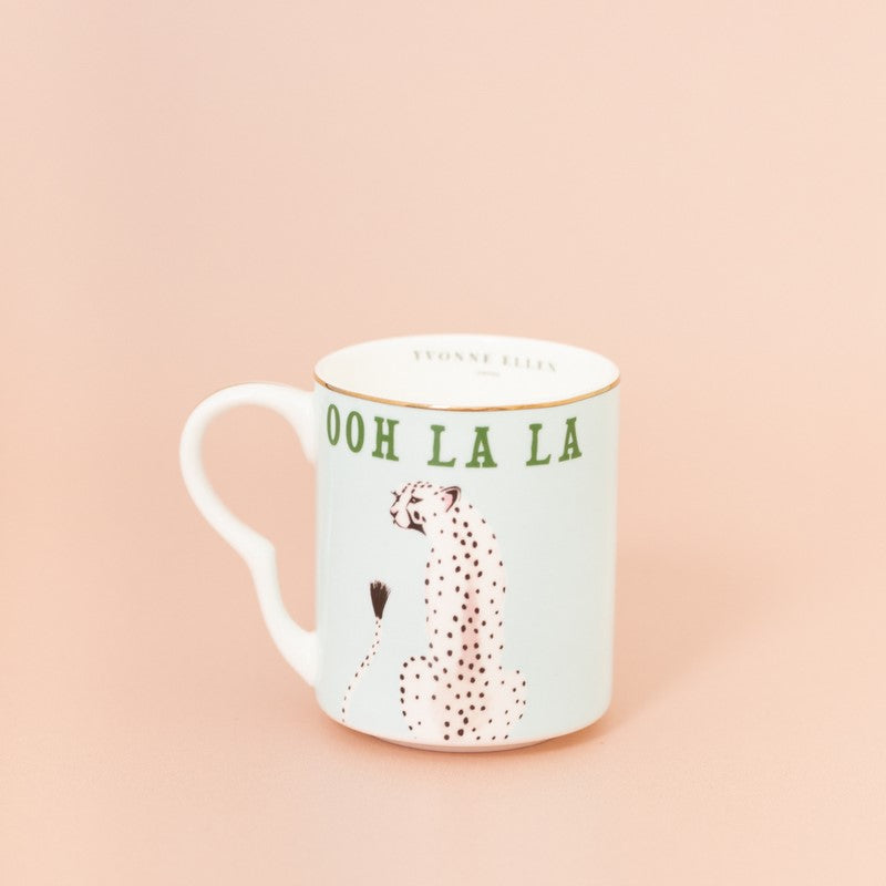 Lot de 6 Petits mugs Guépard - 250ml Yvonne Ellen - Mathon - 1