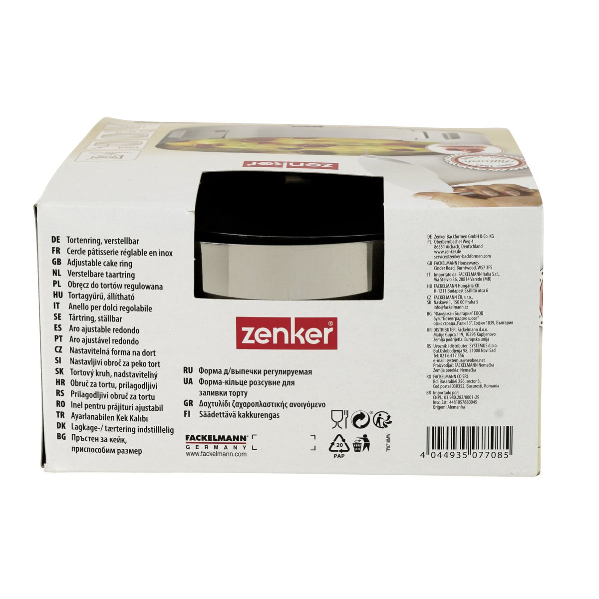 Cercle à pâtisserie réglable Zenker Smart Pastry Zenker - Mathon - 9