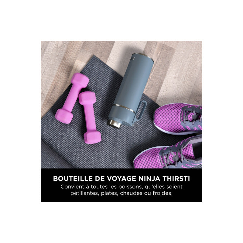 Cuisine Art De La Table Ninja Gourde Isotherme Thirsti Bleu 530 Ml Ninja - Mathon - 5