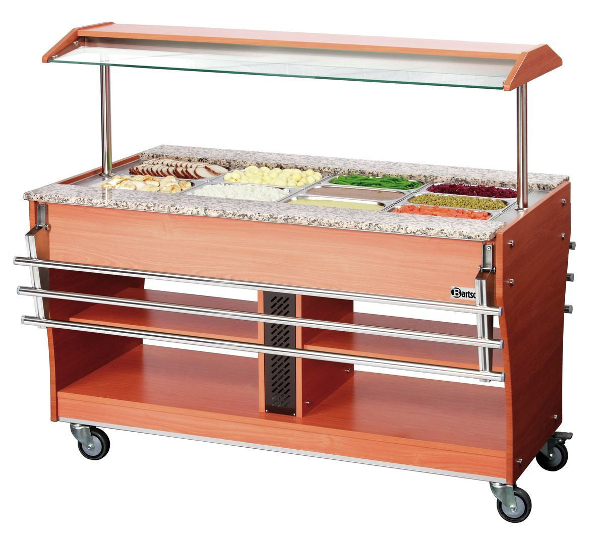 1 glissière plateaux 4 x G/N - Bartscher - Mathon - 4