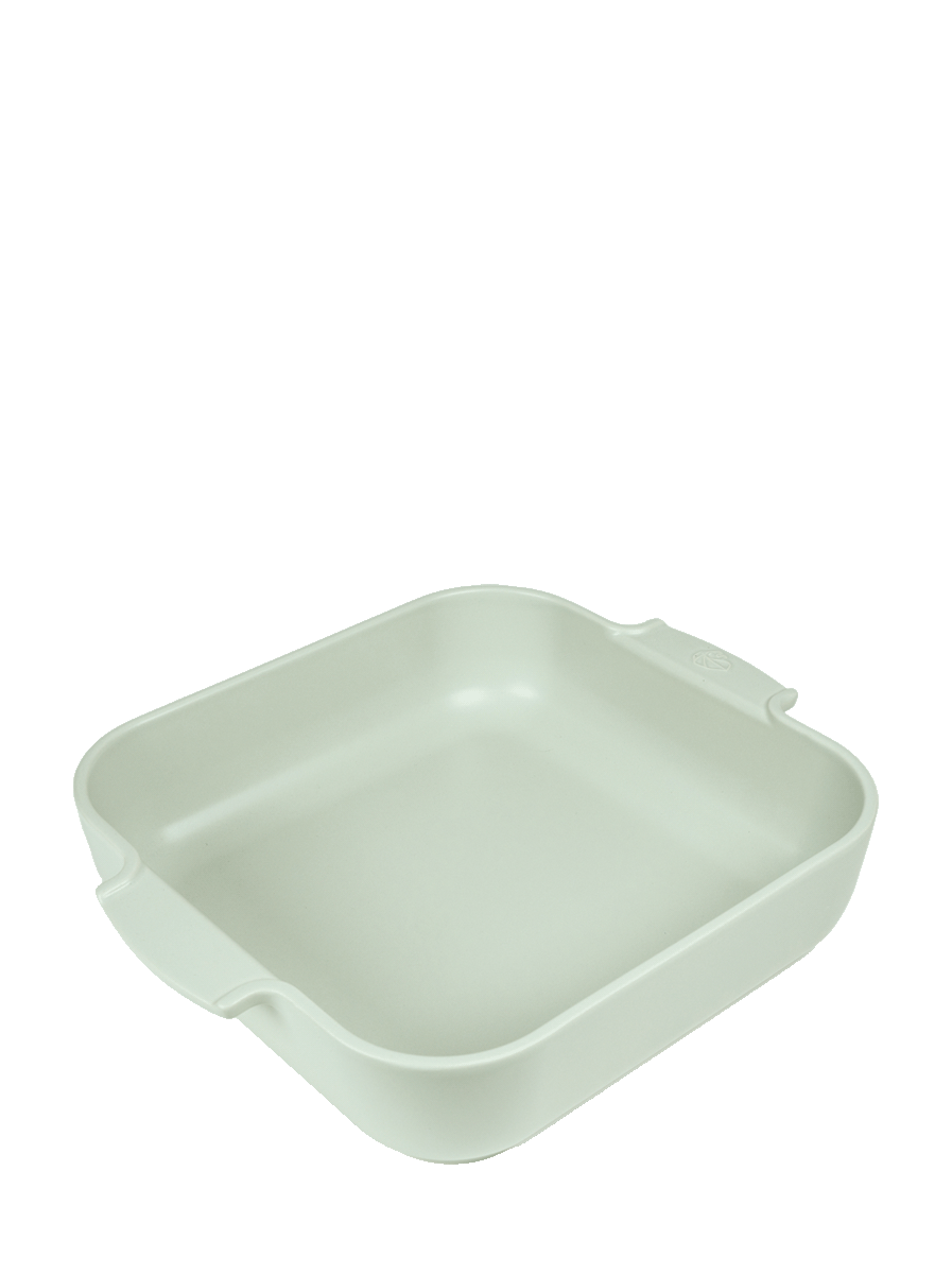 Appolia Plat Four Céramique Carré Vert Sauge 36 cm - 14.25in Peugeot - Mathon - 1