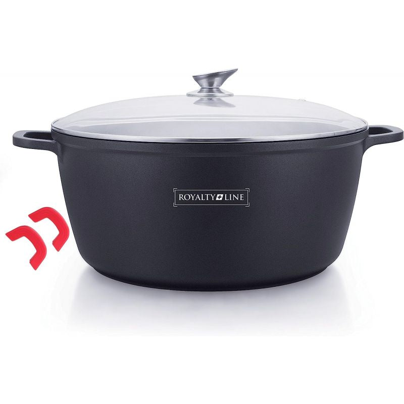 Faitout en fonte 40 cm Noir Royalty Line RLBS40M Royalty Line - Mathon - 1