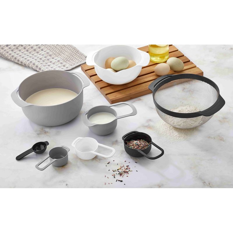 Ensemble de bols et doseurs 8 pièces Herzberg HGBOL8N1 Herzberg - Mathon - 3