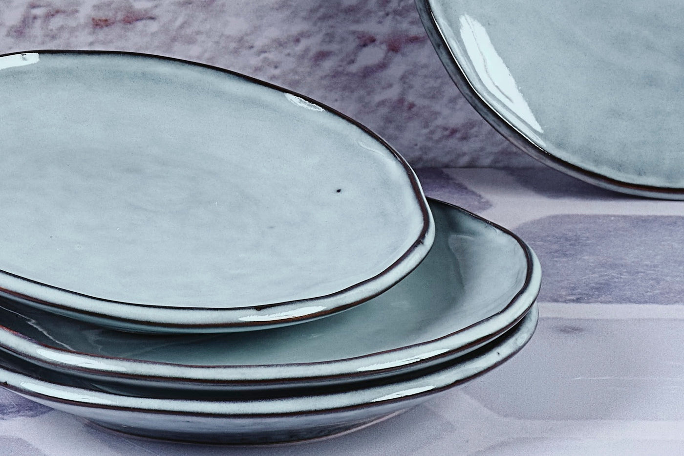 Lot de 18 set les essentiels en grès gris D Björn - Mathon - 3