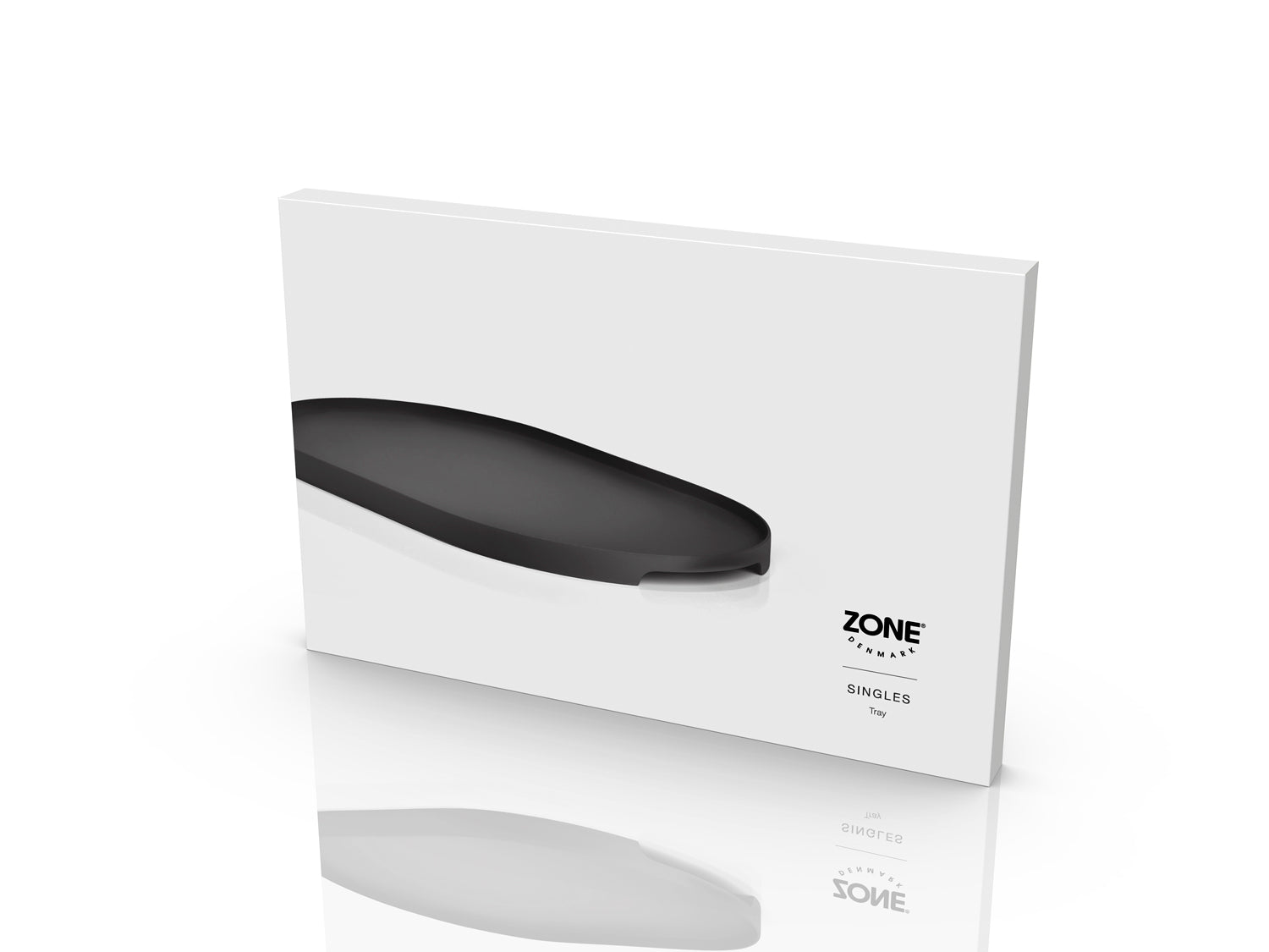 Plateau SINGLES en acier thermolaqué Noir Zone Denmark - Mathon - 2