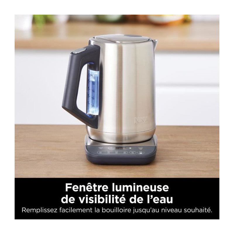 Bouilloire - Ninja - Kt201eu - 3000 W - 1,7 L - Température Réglable - Inox Ninja - Mathon - 6