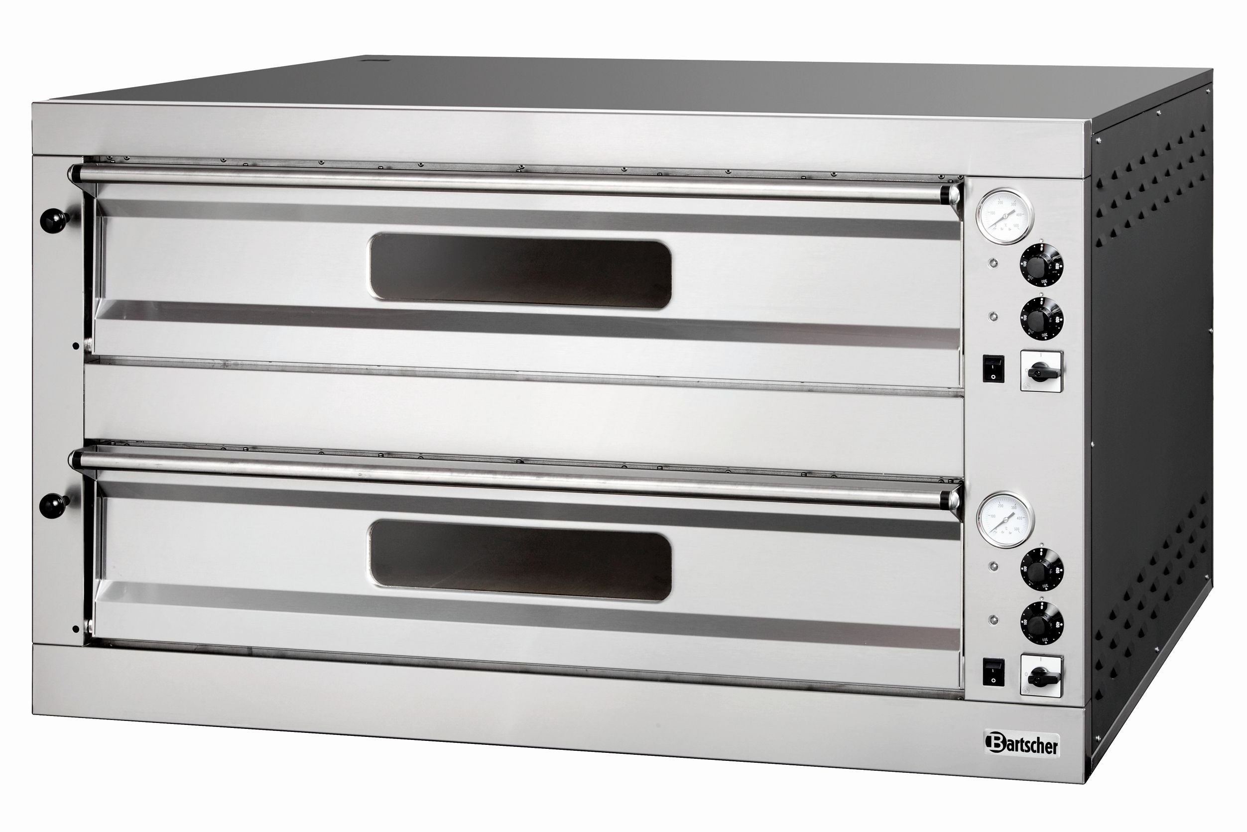 Four à Pizza Double Electrique Professionnel - 2 x 9 Pizzas - 24,0 kW - Bartscher - Mathon - 1