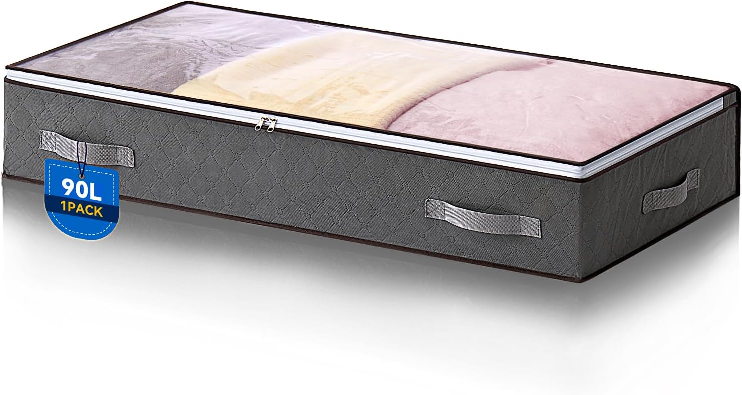 Sac de Rangement Gris Pliable 90L Vendos85 - Mathon