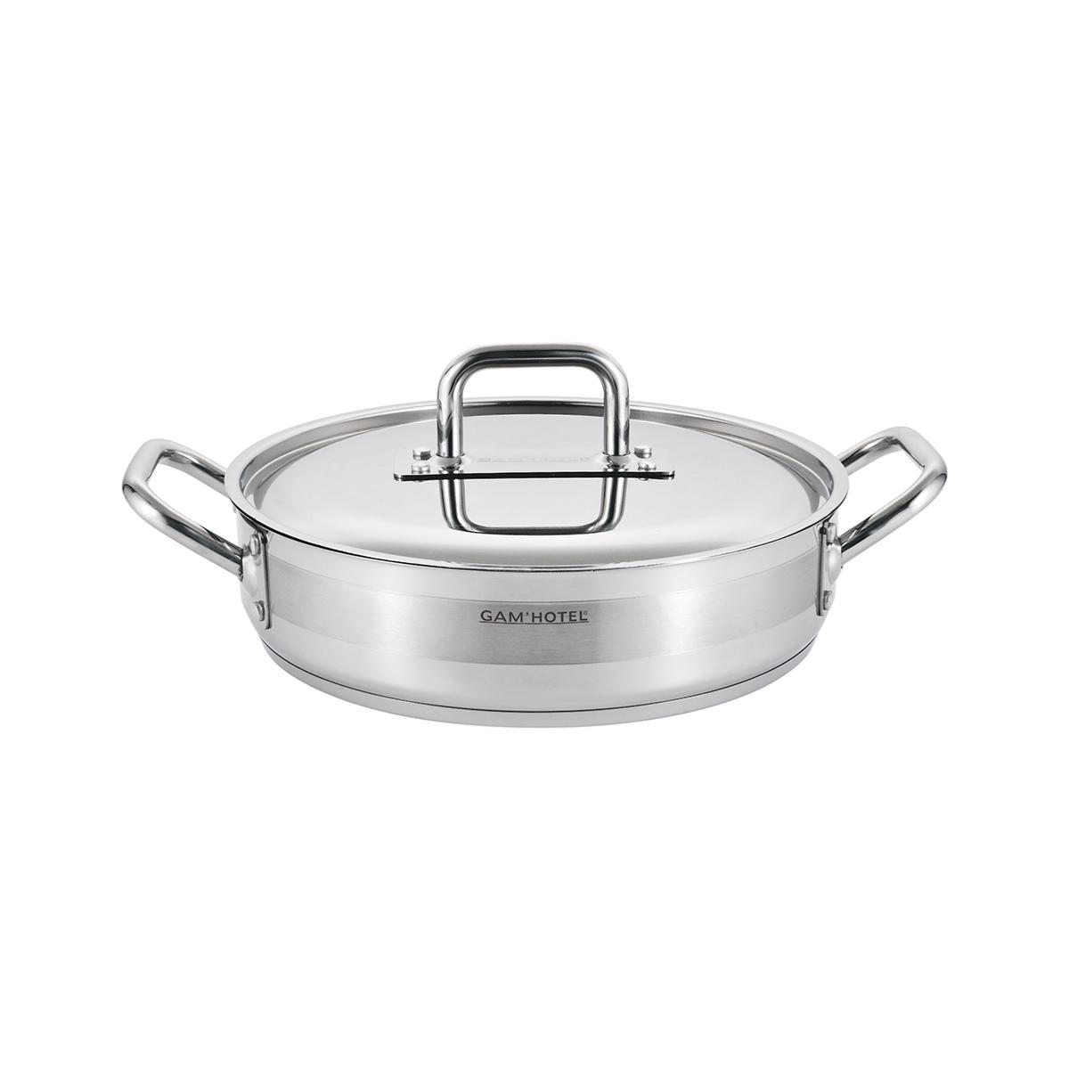 Sautoir inox 32x8cm induction Gam Hotel - Mathon - 1