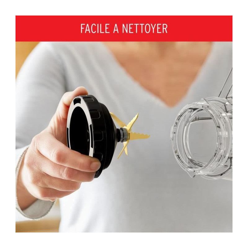 Moulinex blender, bol léger incassable 2 l, mixeur haute vitesse, lames powelix life, nettoyage facile, perfectmix Moulinex - Mathon - 5