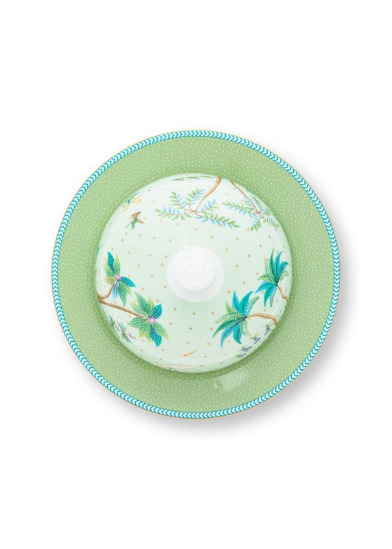 Beurrier rond Jolie pois vert 17x8cm Pip Studio - Mathon - 4