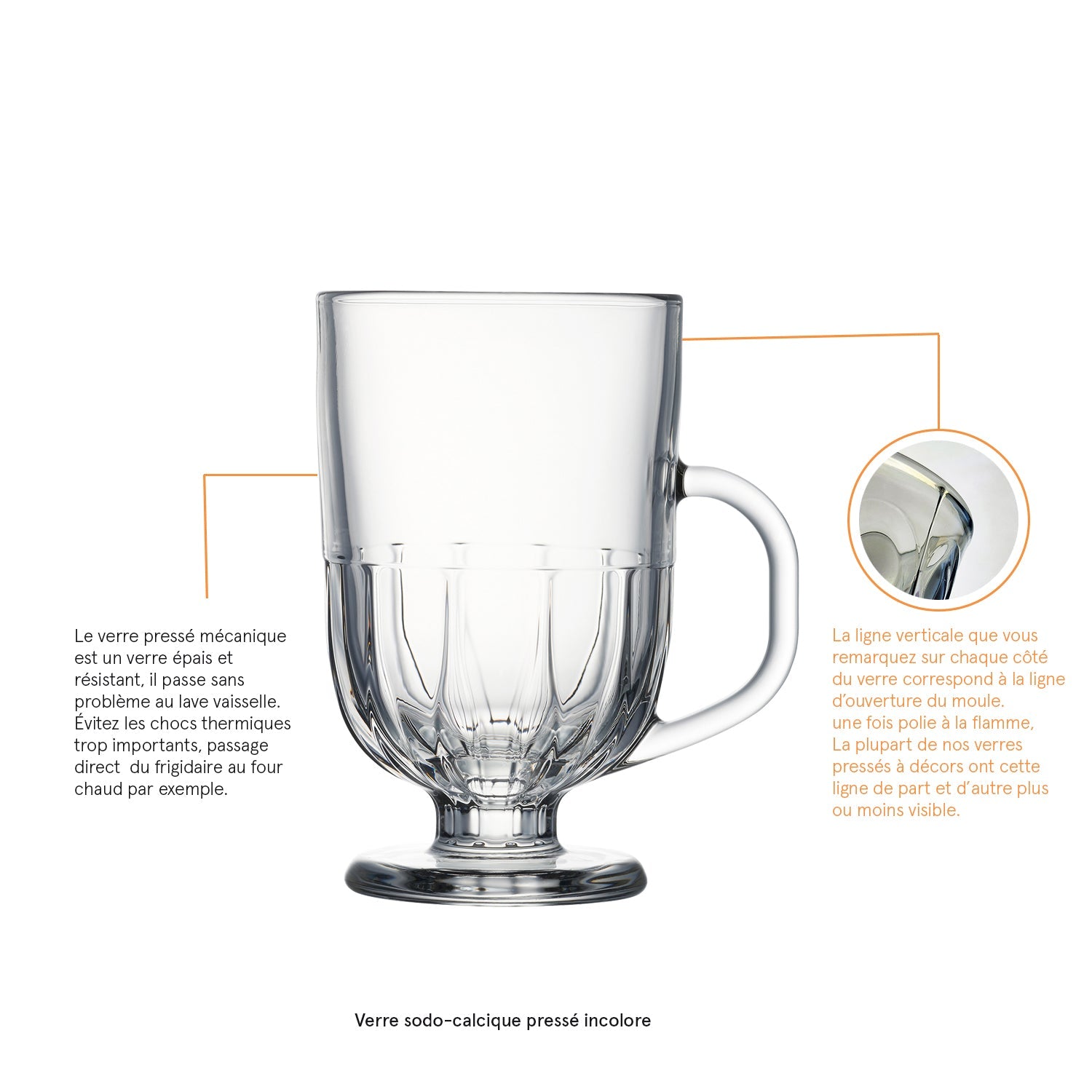 Lot de 4 mugs La Rochère - Mathon - 4