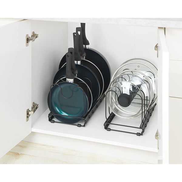 Support extensible 2 en 1 pour couvercles et poêles 57x18 cm Wenko by Maximex - Mathon - 2