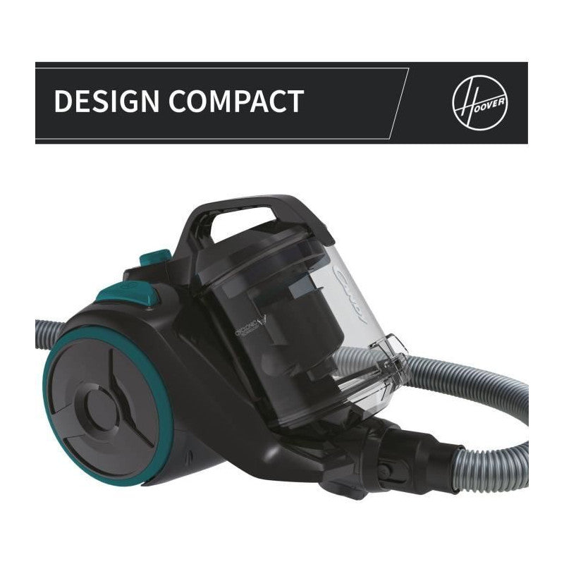 Aspirateur Traineau Sans Sac -   Caf34hm - 800 W - Cassette 2,5 L - 79 Dba - Filtre Hepa 13 Lavable Candy - Mathon - 2