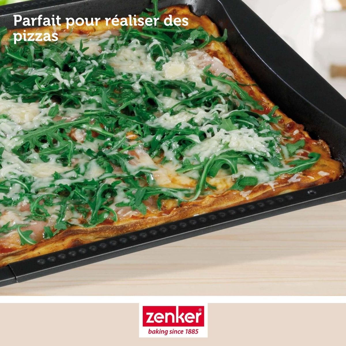 Plaque de four extensible de 35-52 x 32 cm Zenker Black Metallic Zenker - Mathon - 5