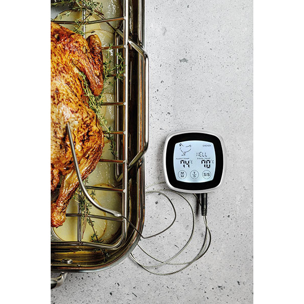 Thermomètre à viande tactile Touch avec sonde en acier inoxydable 17 cm Lacor - Mathon - 2