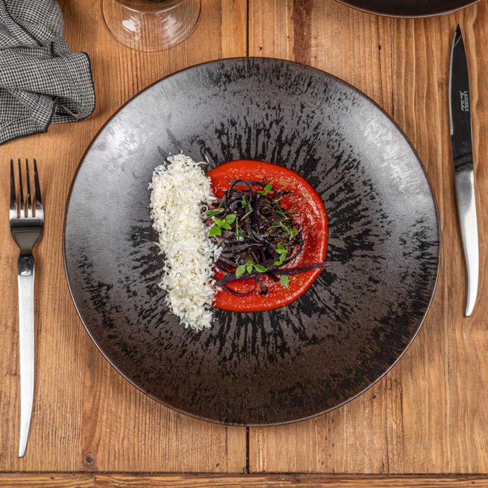 Assiette plate Onyx 27 cm (lot de 6) Table passion - Mathon - 3