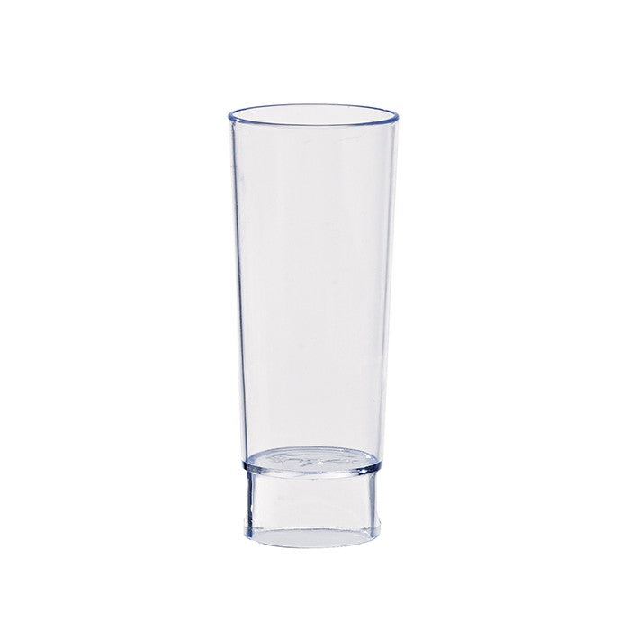 6Pcs - Verre plastique PS transparent   H91mm 55ml FirstPack - Mathon - 1