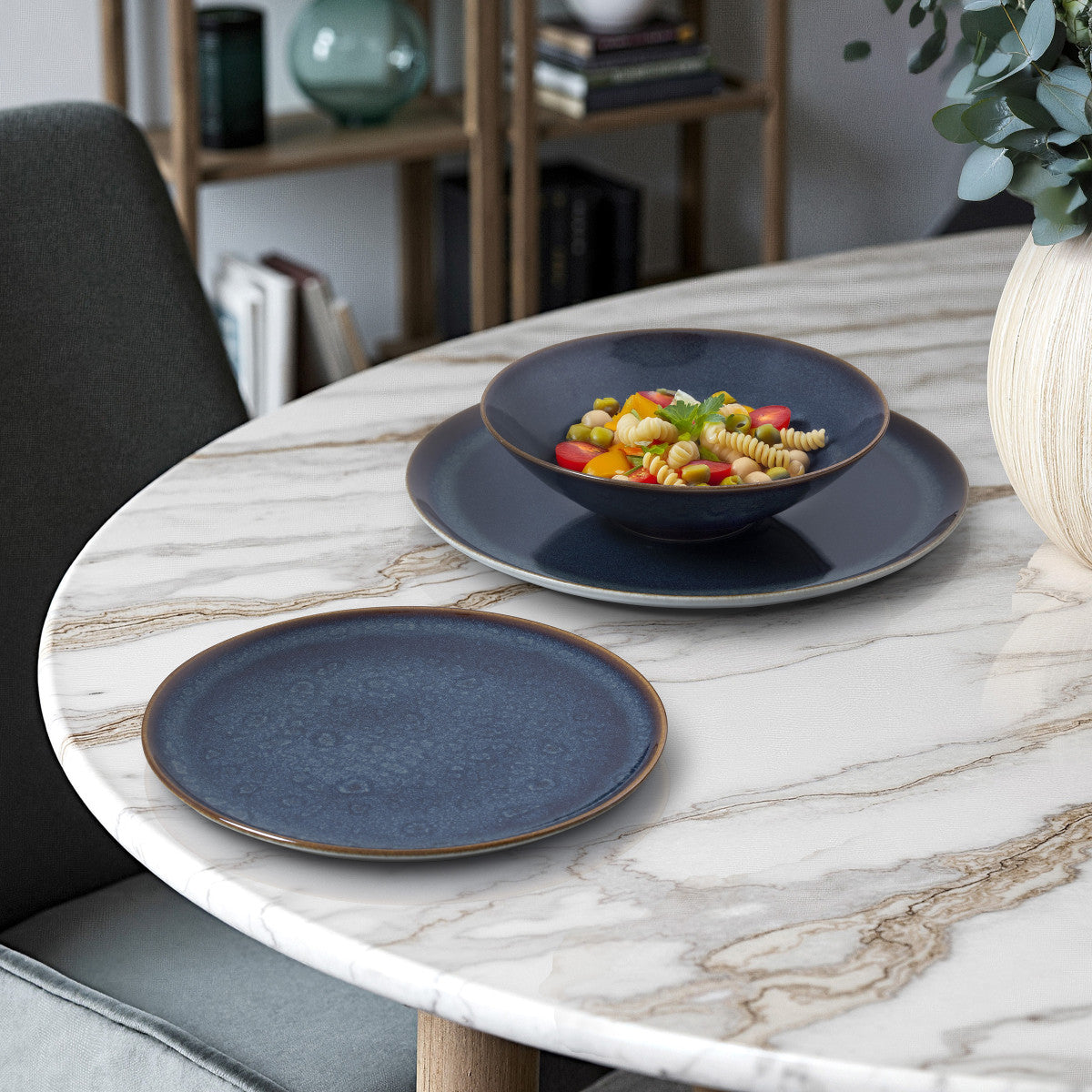 Yumi Bleu - Service de vaisselle 18 pièces Médard de Noblat - Mathon - 5