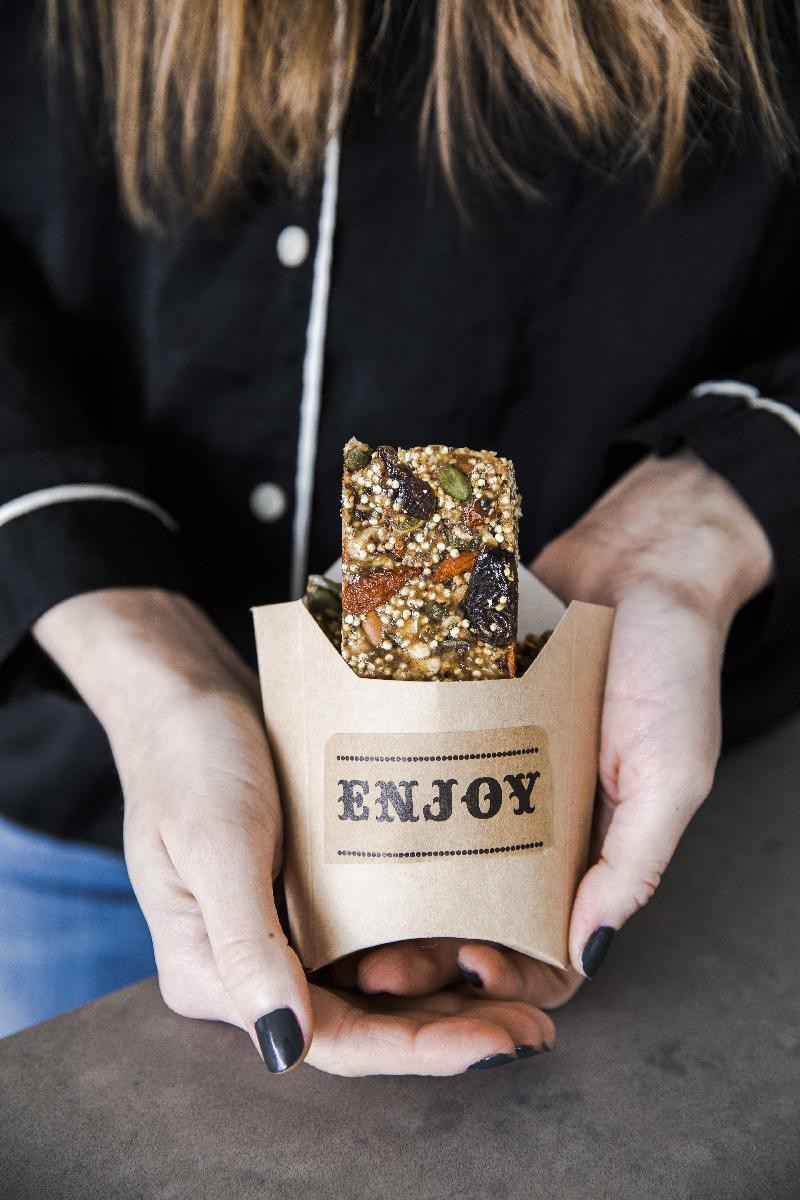 50Pcs - Pochette kraft pour frites 250gsm  115x90x110mm FirstPack - Mathon - 3