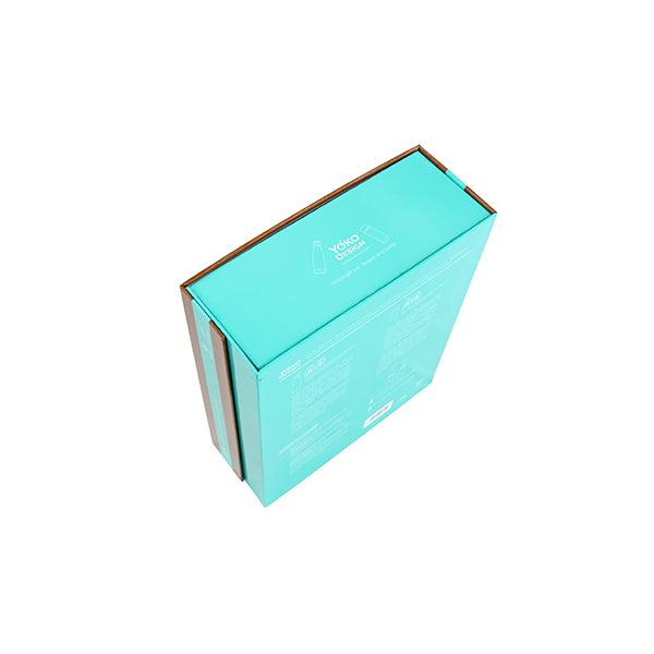 Coffret bois 1 bouteille 500 ml et 1 théière 350ml Yoko Design - Mathon - 4