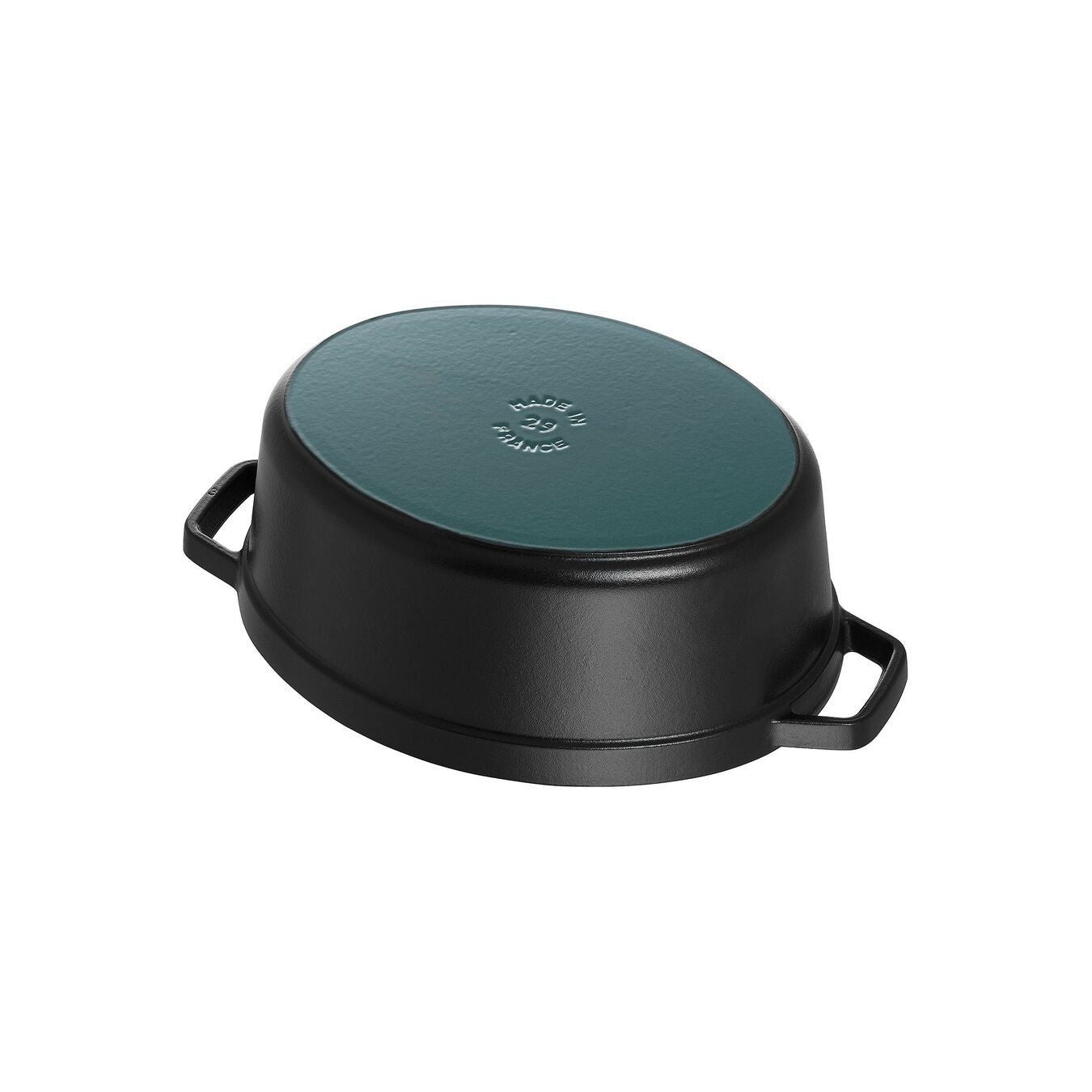 Cocotte en Fonte, Ovale, Ø 29 cm, 1 L, Noir Mat Staub - Mathon - 3