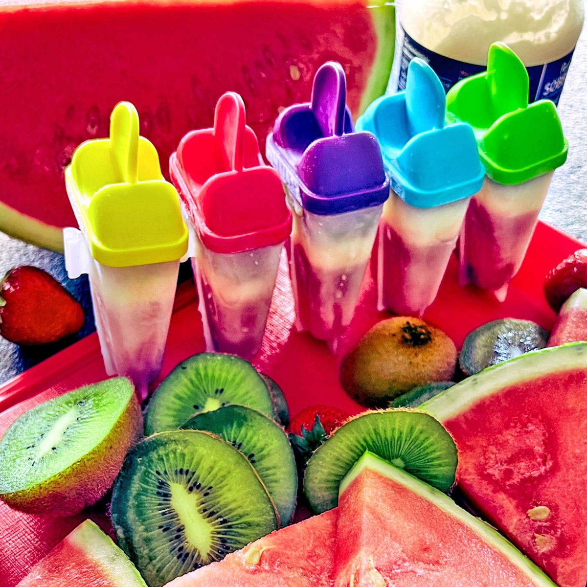 Lot de 5 moules pour glaces à l