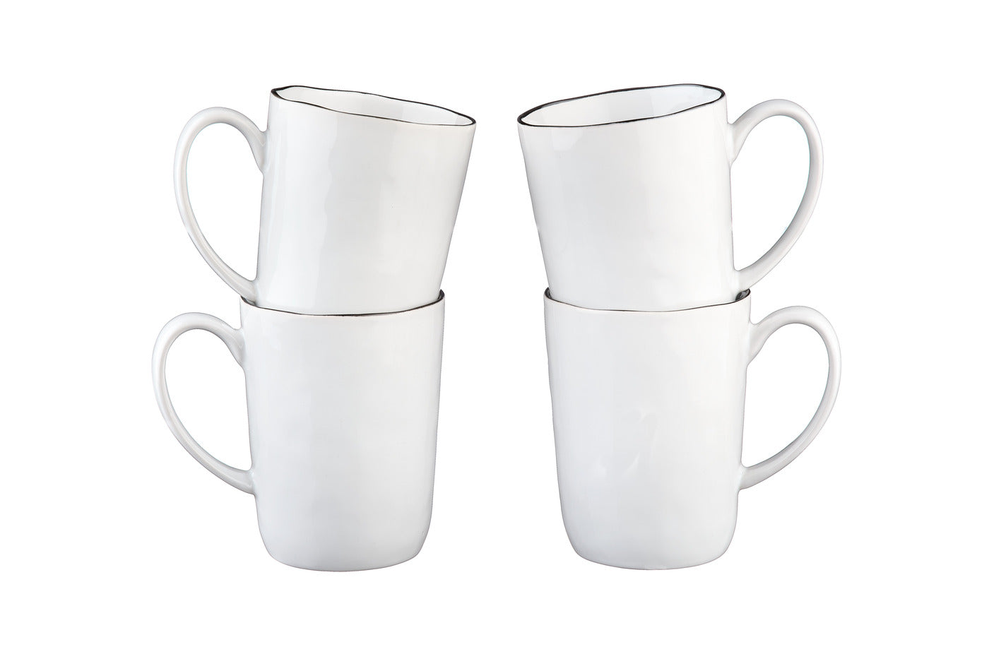 Mug PURE 40cl - 4 pièces - Blanc Neige Björn - Mathon - 3