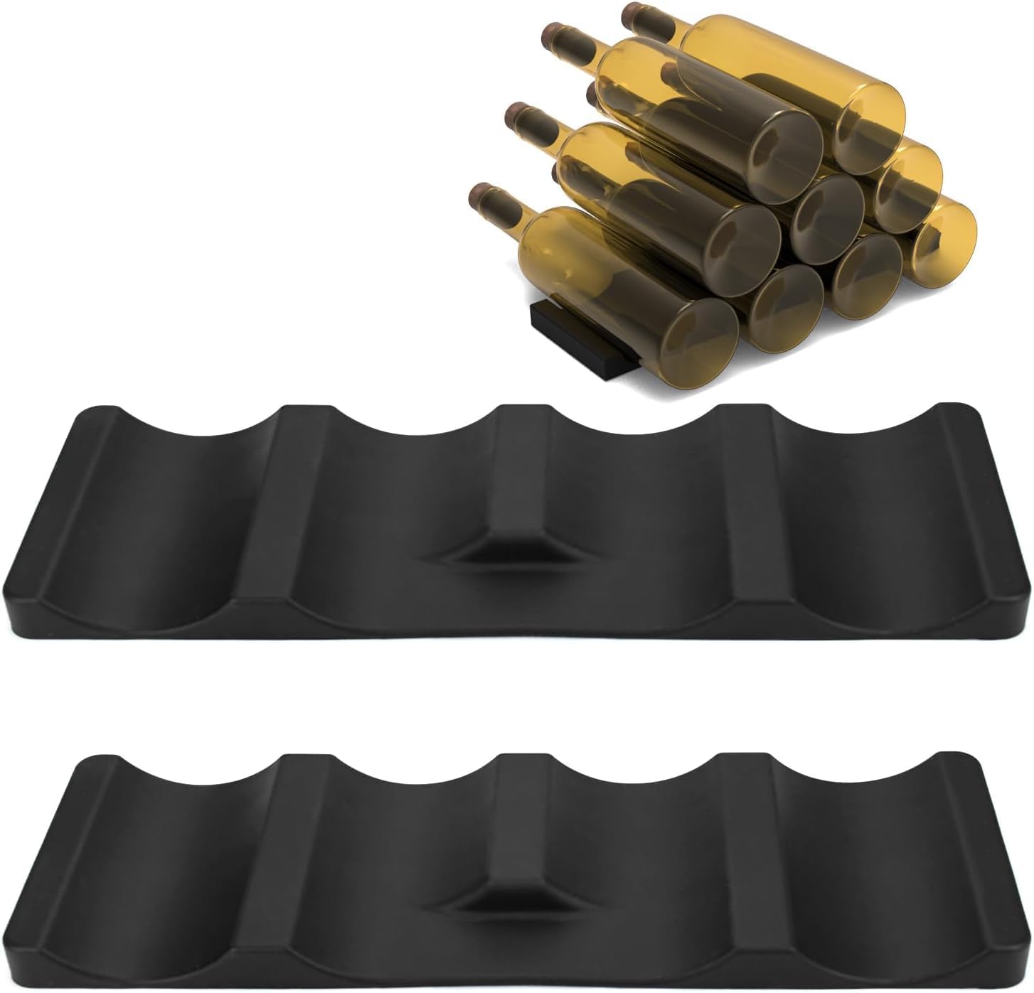 Lot de 2 porte-bouteilles silicone – Réfrigérateur & Cuisine Vendos85 - Mathon