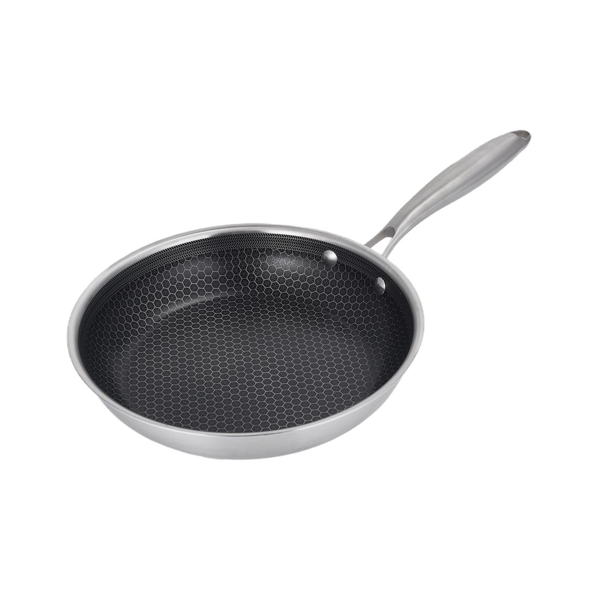 Poêle 24cm triplex - "BlackSteel" Laguiole Cuisson - Mathon - 1