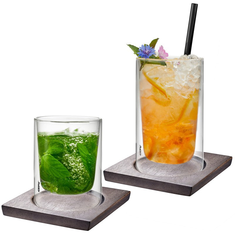 Sous-verres MIRA, grand, 2 pièces Gefu - Mathon - 1