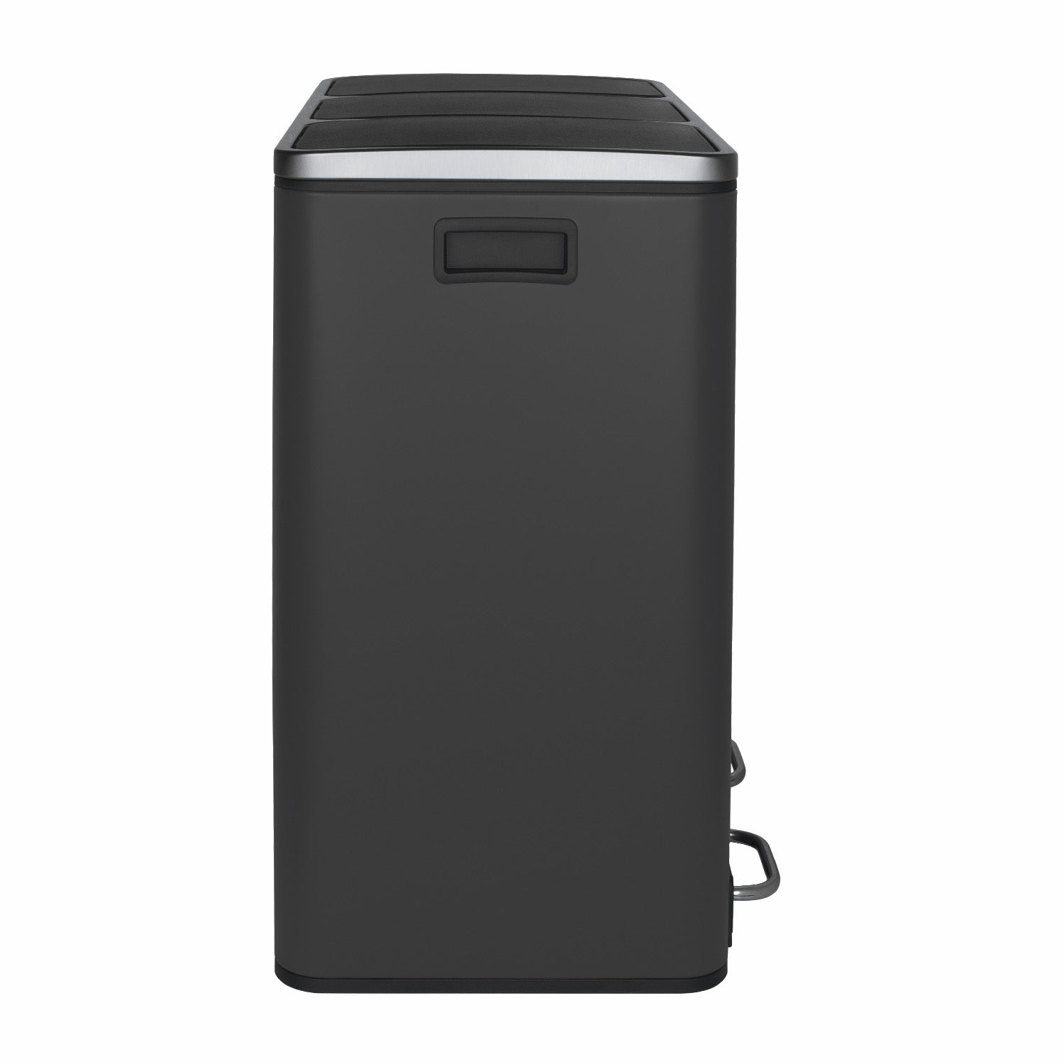 Poubelle de tri à pédale 3 x 18 L, grey edition - N°990 Les Collectors - Mathon - 3
