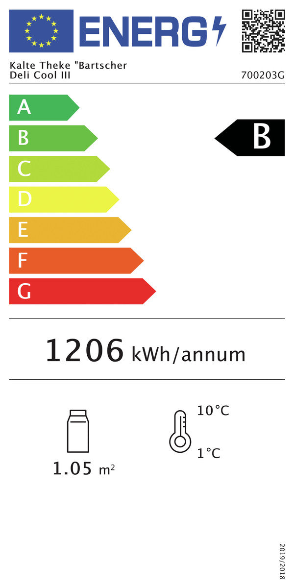 Vitrine Réfrigérée à Poser Éclairage LED - 160 litres - Bartscher - Mathon - 2