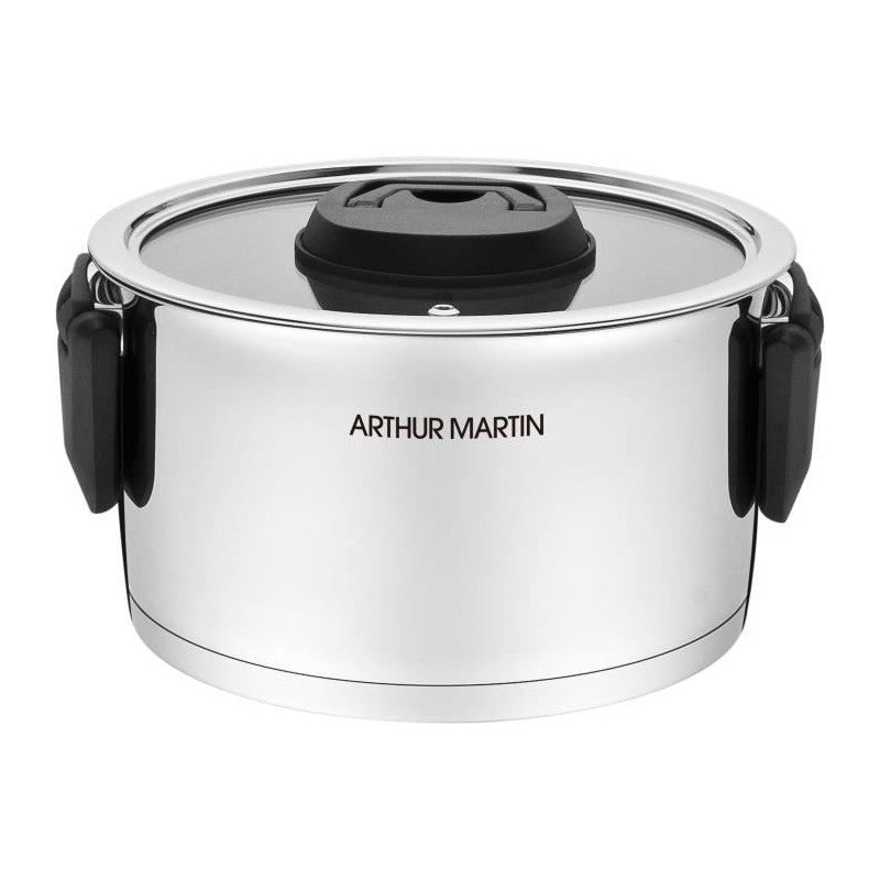 Set De 3 Marmites Avec Poignées Rabattables   - Am6321 Arthur Martin - Mathon - 2