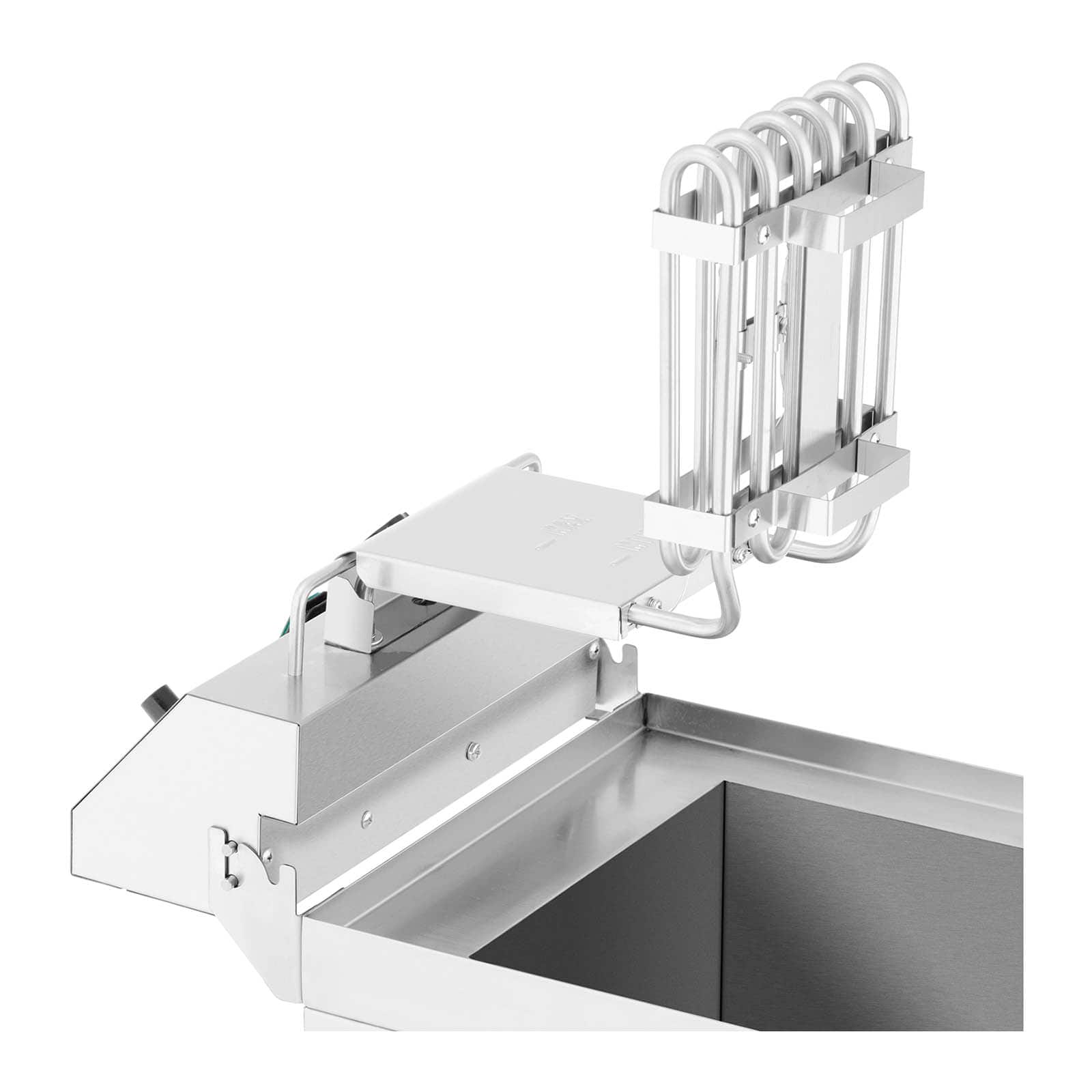 Friteuse électrique 9 litres 3 000 watts robinet de vidange zone froide professionnelle acier inoxydable 14_0003988 - Mathon - 2