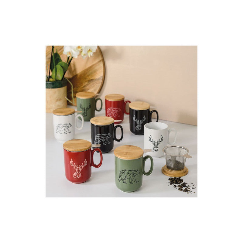 Origami Ours Tisaniere Noire 450ml Table Et Cook - 86e-001-mon Table Et Cook - Mathon - 2