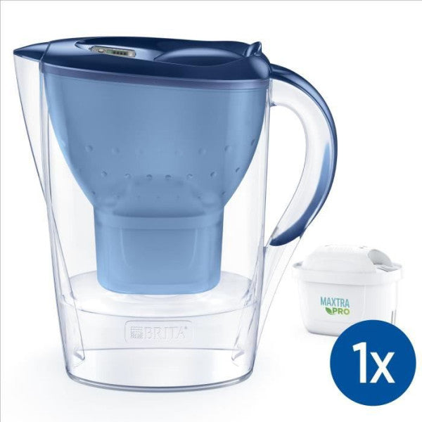 Carafe Filtrante Brita - Marella Bleue - Capacité 2,4l Dont 1,4l D