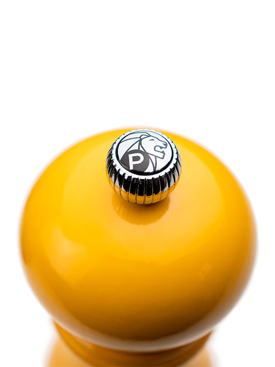 Paris Moulin à poivre manuel en bois laqué, jaune safran, 18 cm - 7in. Peugeot - Mathon - 4