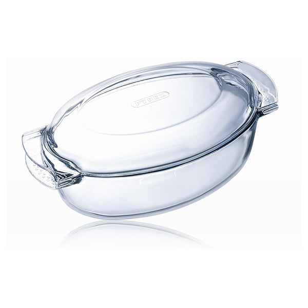 Cocotte ovale en verre 5,8 L Classic Pyrex - Mathon - 1