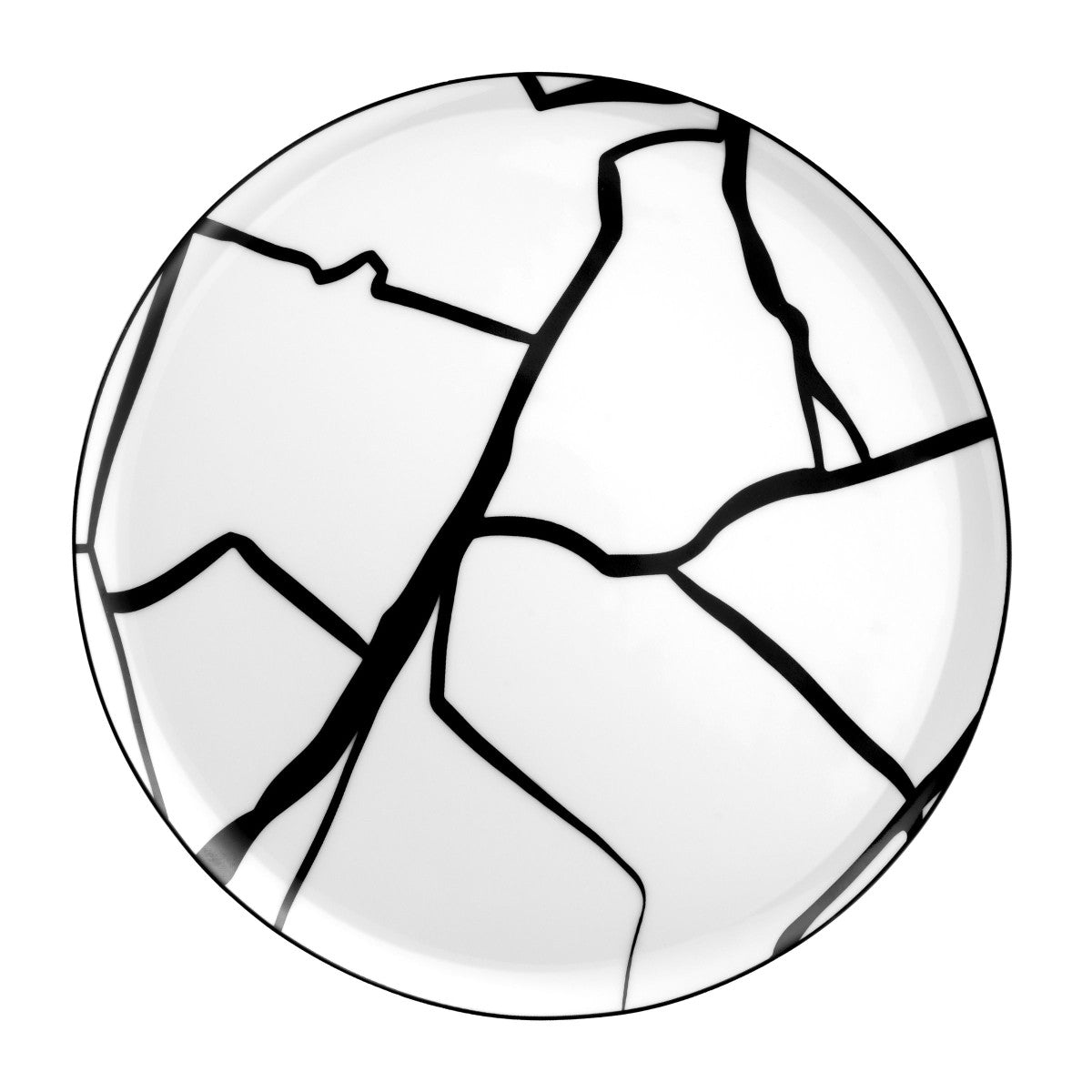 Yaka Inoki Noir - 6 assiettes dessert Médard de Noblat - Mathon