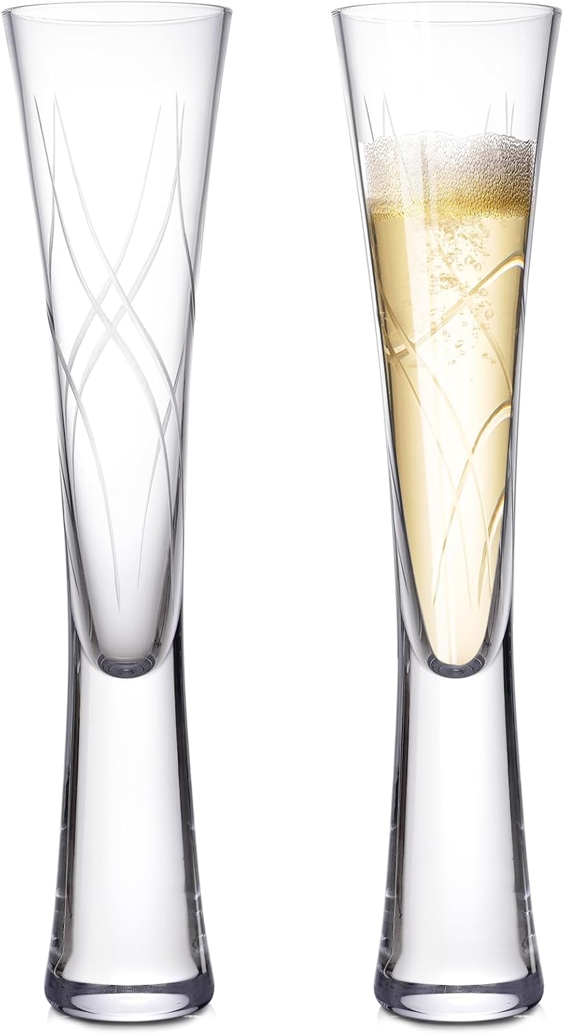 Coupes à champagne en verre transparent 145 ml Vendos85 - Mathon
