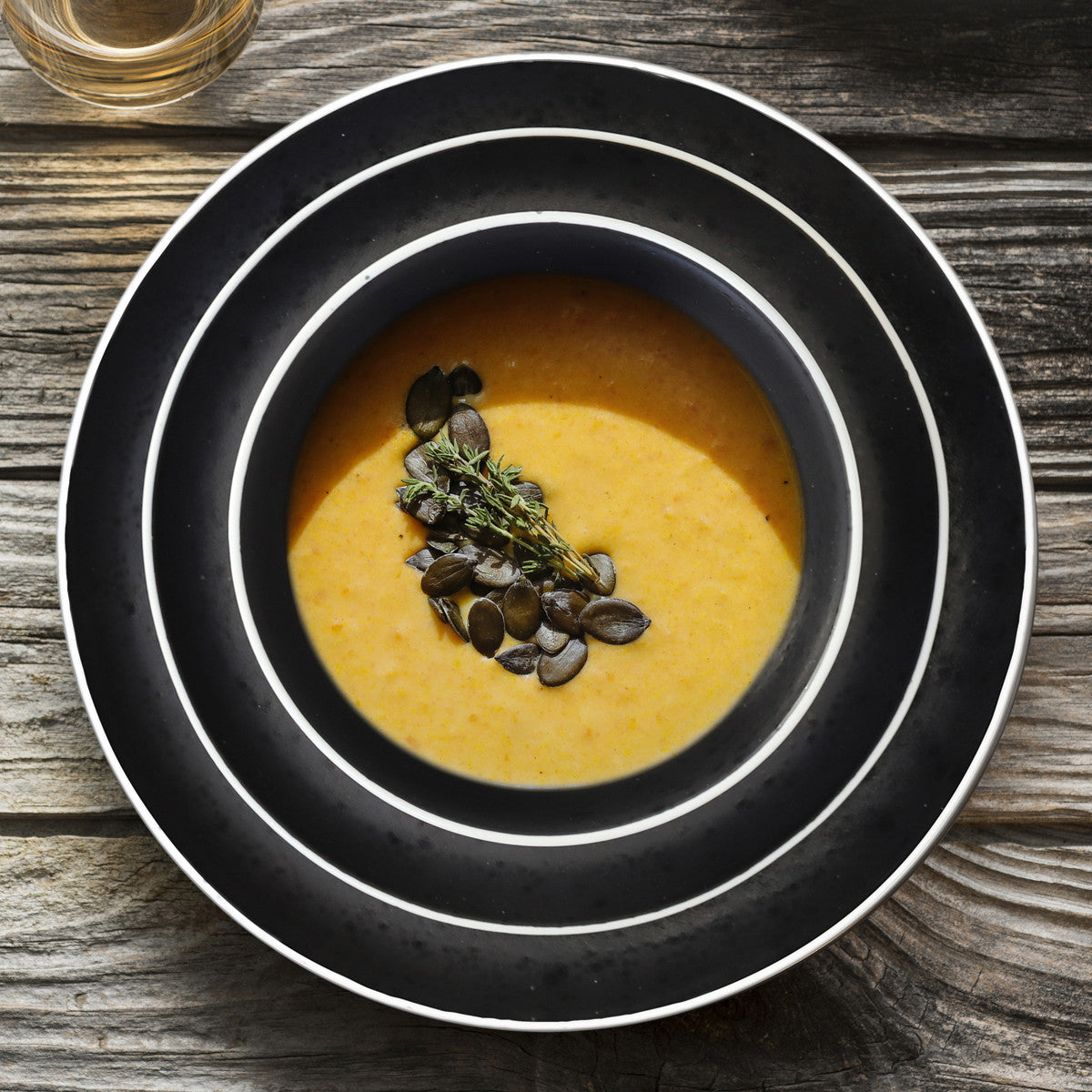 Aster Granit - Assiette salade et pâtes 17 cm (lot de 6) Médard de Noblat - Mathon - 4