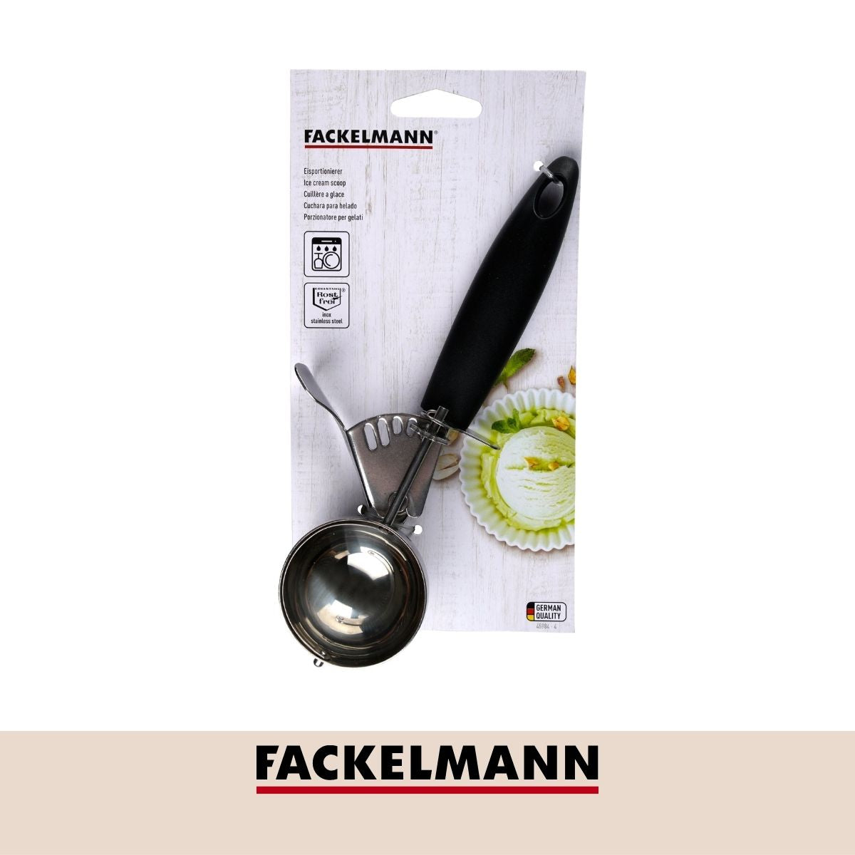Cuillère à glace avec fonction éjection 21 cm  Basic Fackelmann - Mathon - 5