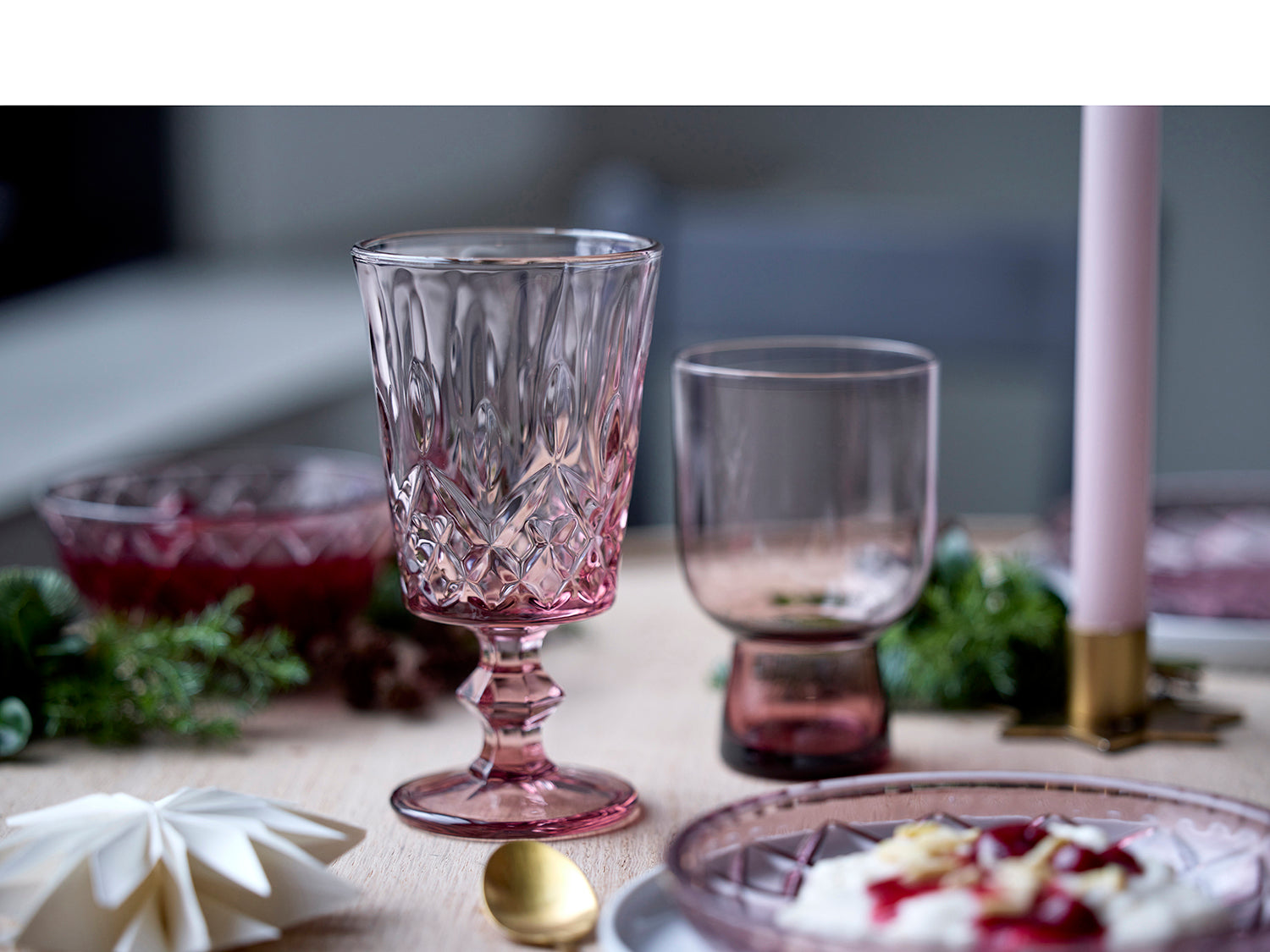 Set de 2 verres à vin SORRENTO Rose Lyngby Glas - Mathon - 9