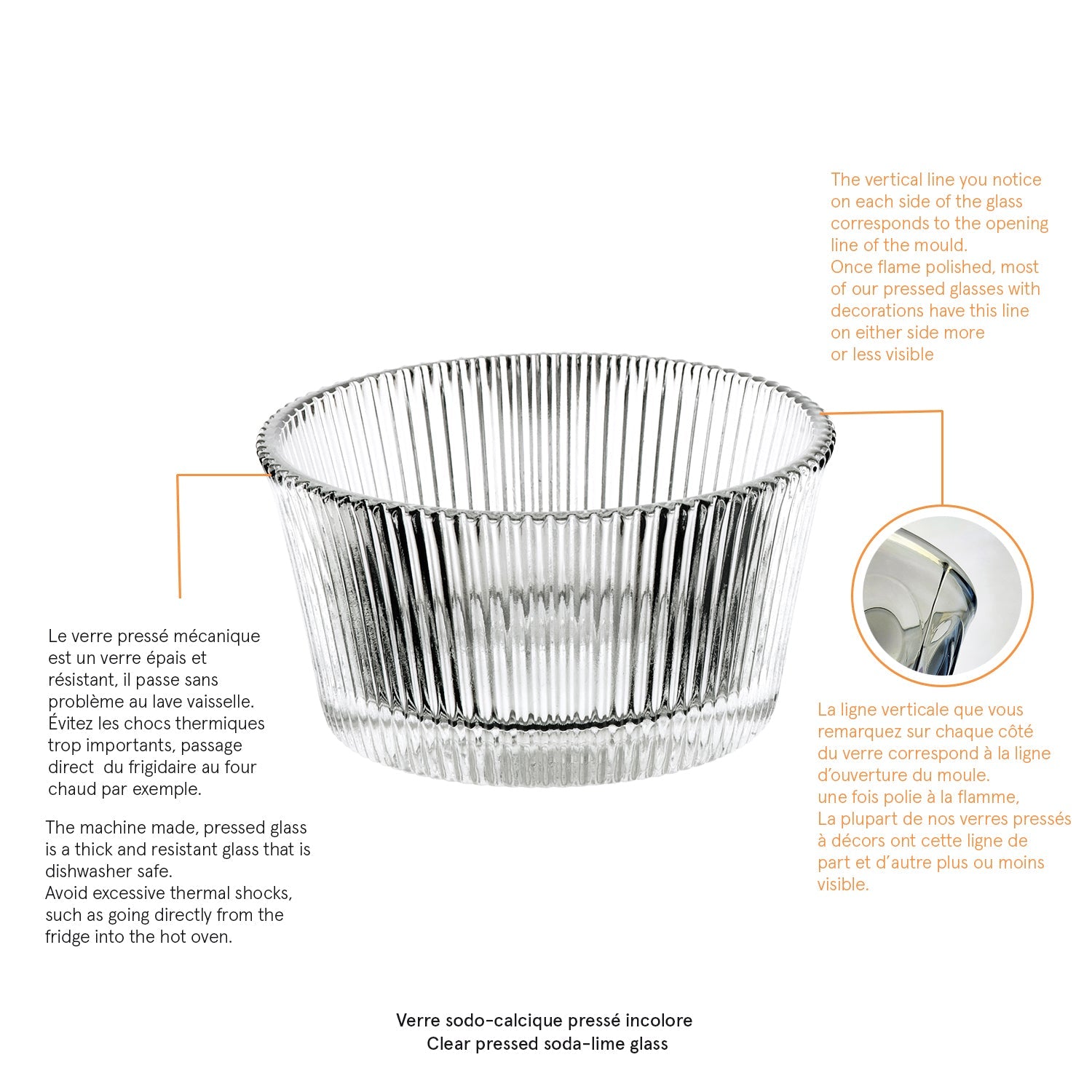 Lot de 6 coupes à dessert La Rochère - Mathon - 4