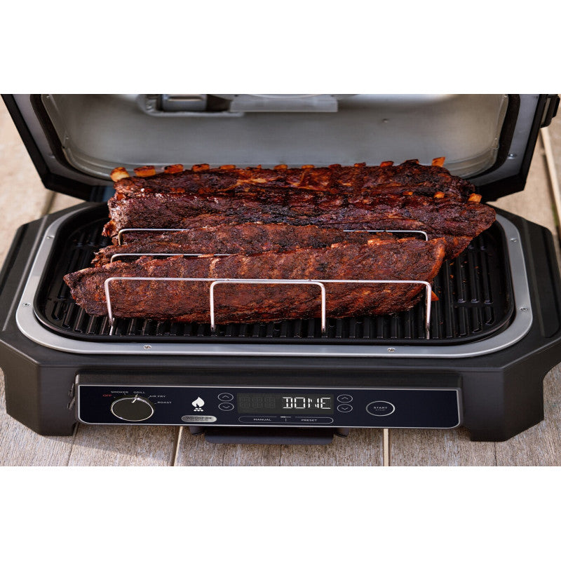 Support de rôtissage Ninja Woodfire XL XSKOGXLRBRKEU Argent Ninja - Mathon - 3