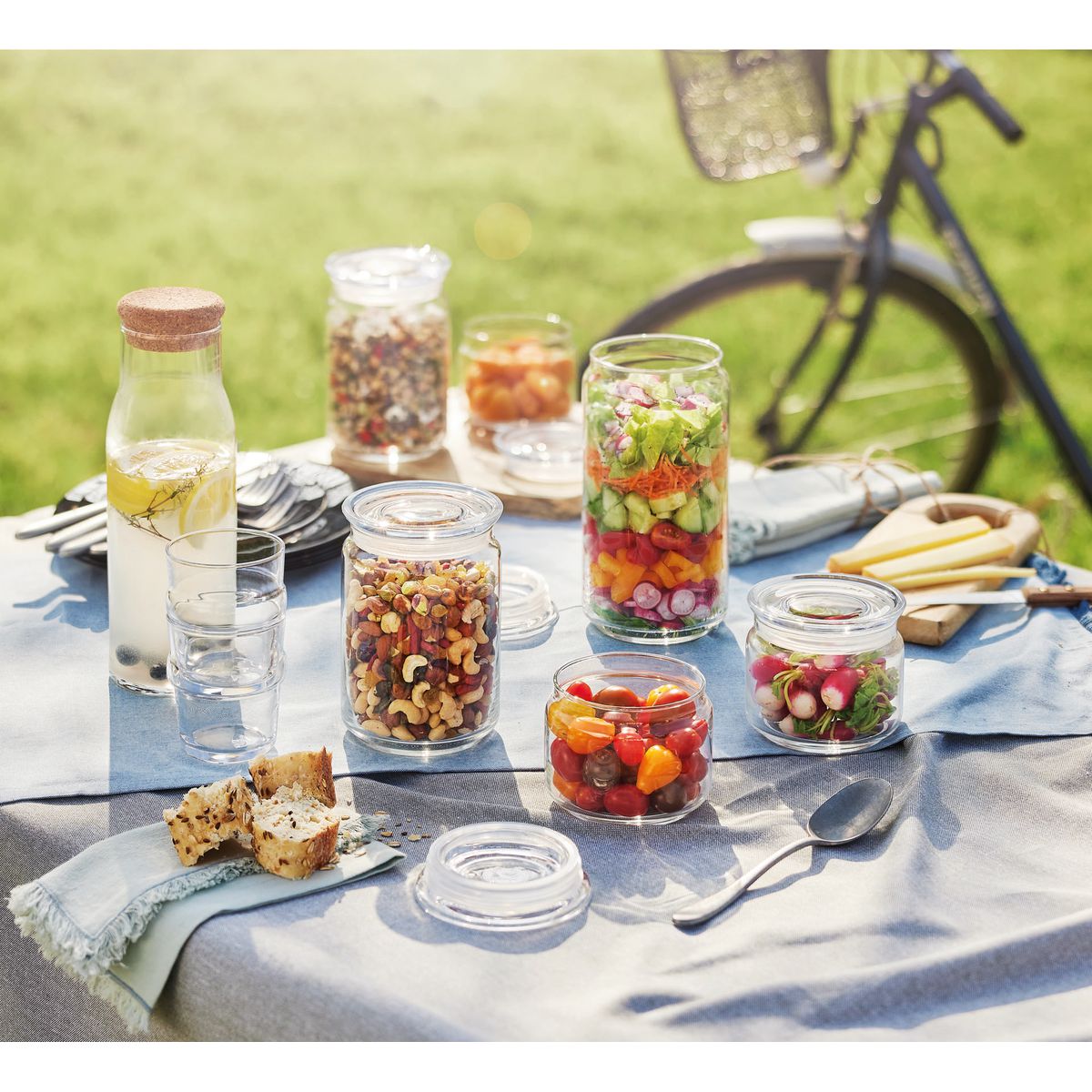 Pot 50 cl Pure Jar Glass - Luminarc Luminarc - Mathon - 5